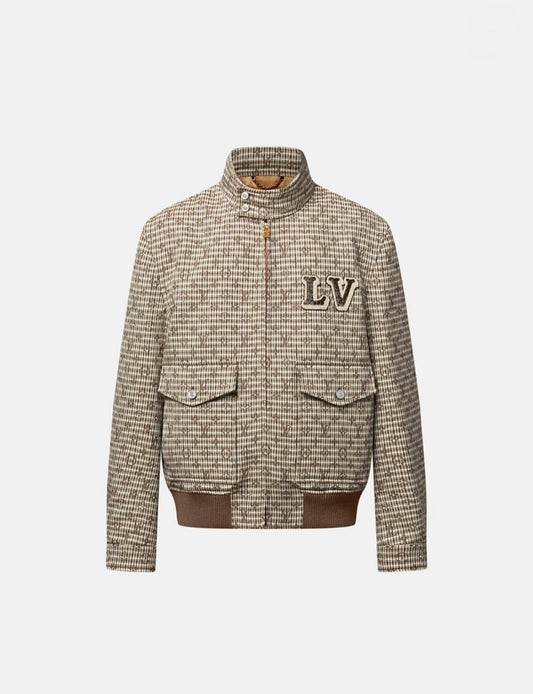 "LV" Monogram Wool